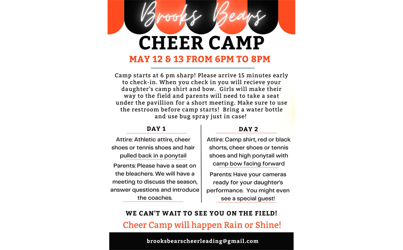 Brooks Cheer Camp!