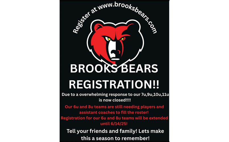 Brooks Football Registration Extended for 6U and 8U